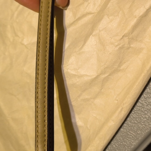 Tan Leather Coach Wristlet - Picture 4 of 5